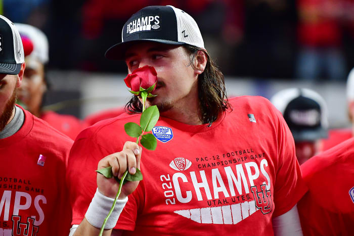Utah Quarterback Cameron Rising